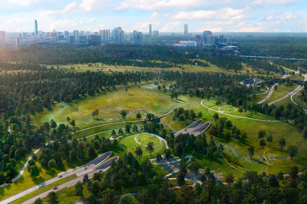 Memorial Park Reaches Construction Milestone on $70 million Land Bridge