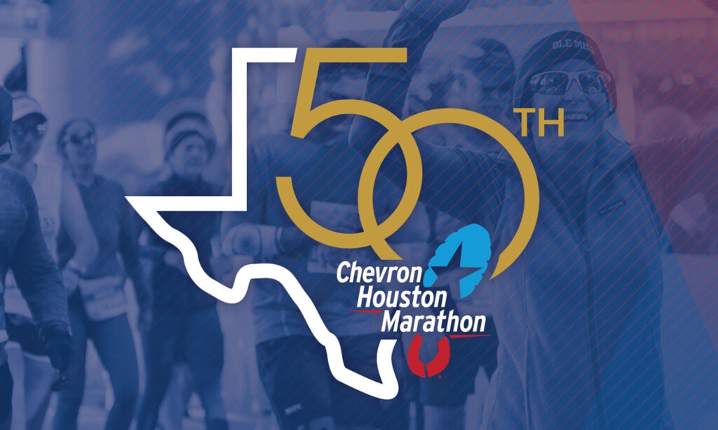Chevron Houston Marathon 50yr Logo